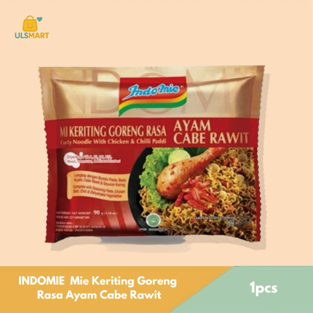 

INDOMIE Mie Keriting Goreng Rasa Ayam Cabe Rawit