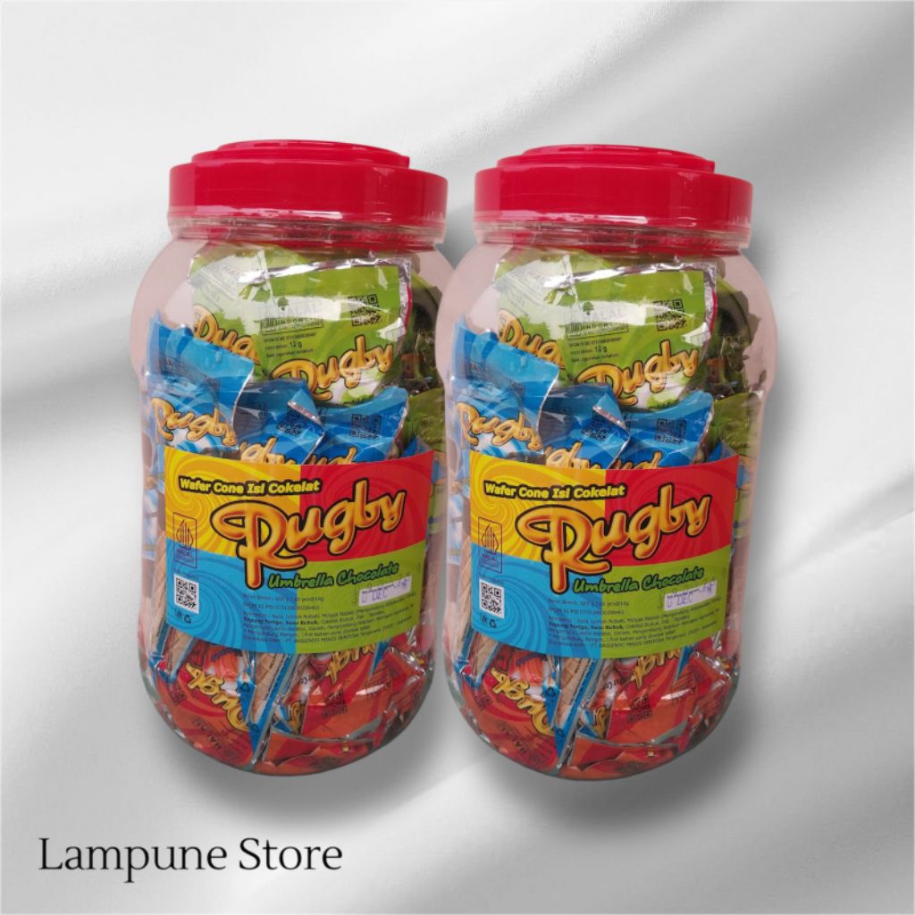 

Coklat Rugby Payung/ Rugby Wafer Cone isi 60 pcs