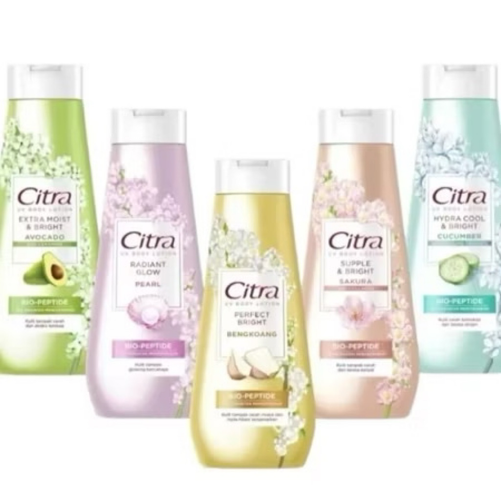Citra Lotion Pearl Mutiara, Bengkoang, Mangir, Avocado, Sakura 210 ml Hand Body Lotion Citra