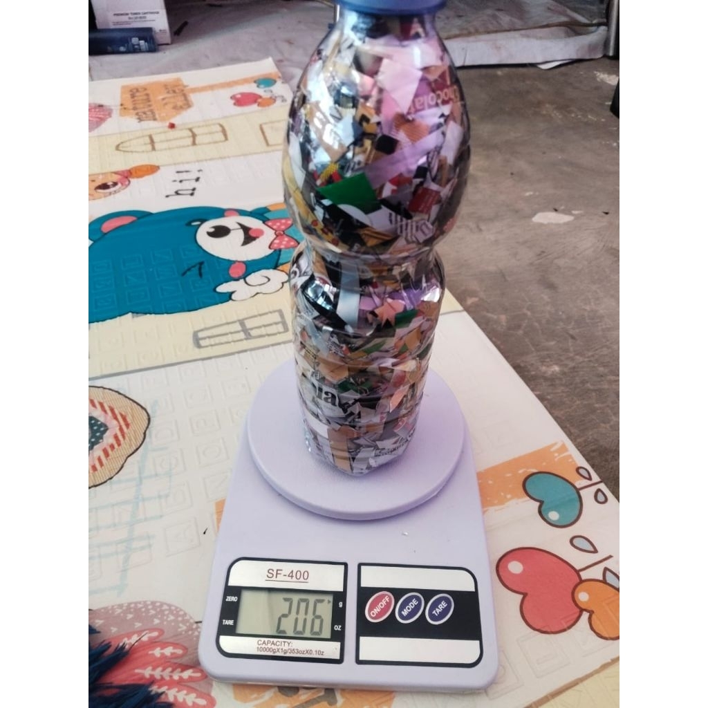 ECOBRICK BOTOL 600ML ISI 200GR