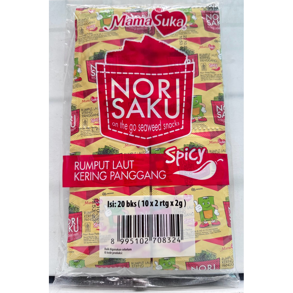 

Nori Saku Mamasuka Rasa Spicy