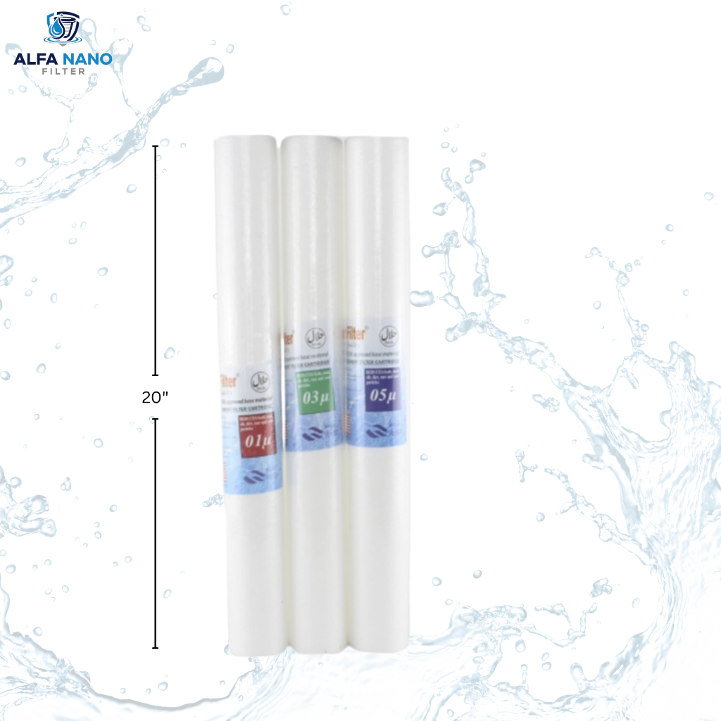 CARTRIDGE NANO FILTER / SPON FILTER AIR NANO 20 inch Water Filter 20" in