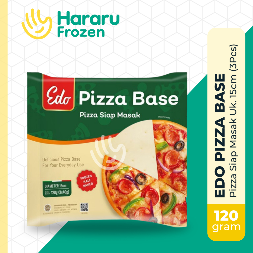 

Pizza Base Edo | Adonan Pizza | Pizza Dough Halal 120 gram