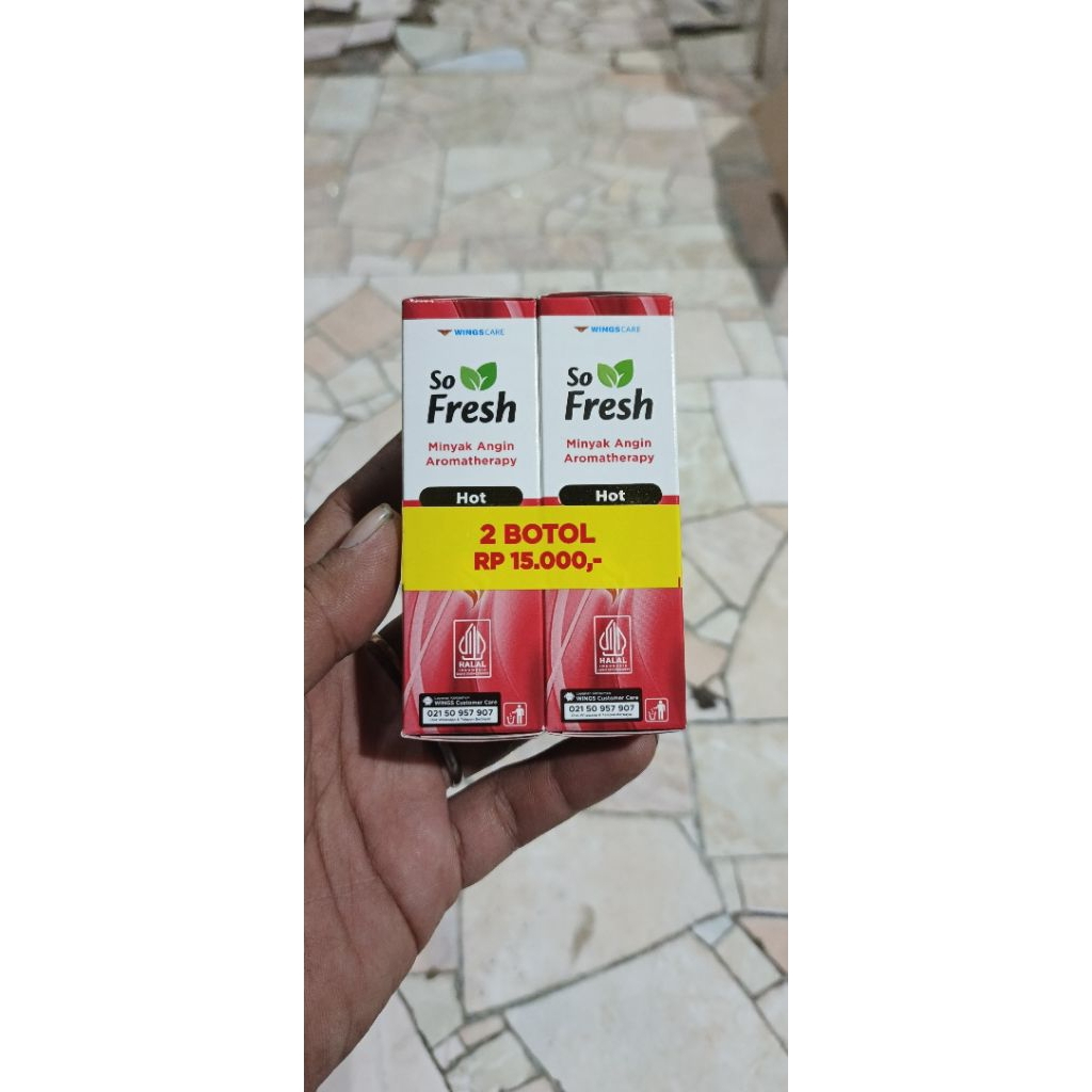

So Fress minyak angin sepaket isi 2 pcs