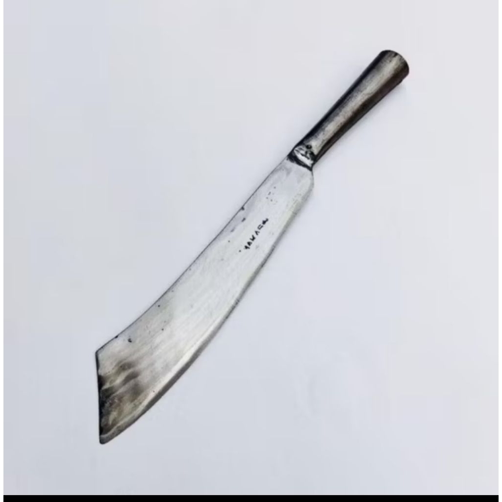 Pisau daging baja asli / Pisau dapur panjang / Pisau belah / Pisau serbaguna / Pisau cacah tulang