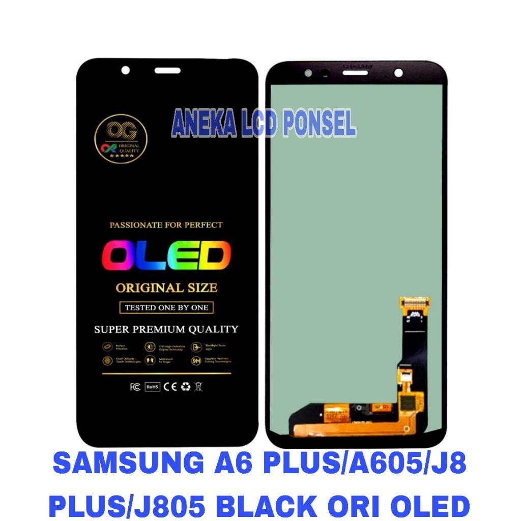 LCD SAMSUNG A6 PLUS / A605 / J8 PLUS J805 ORI OLED