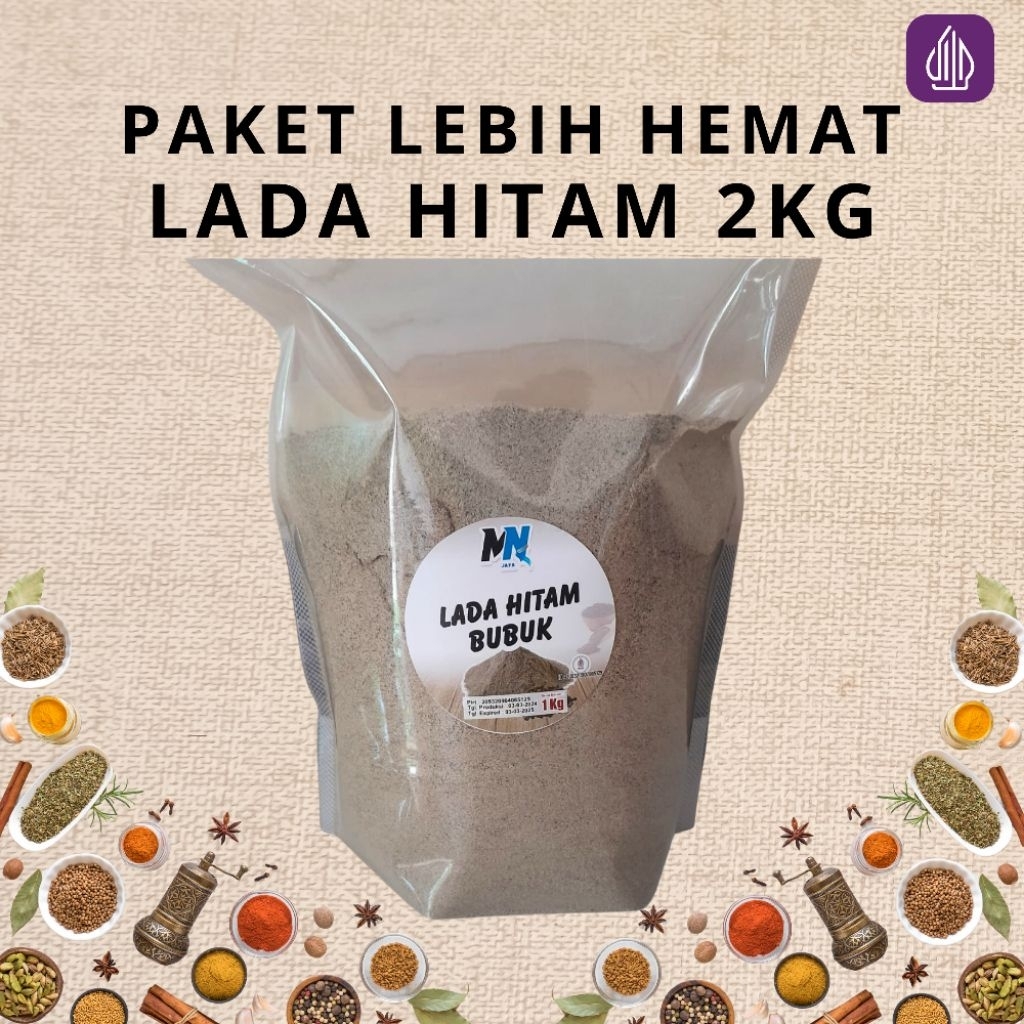 

LADA HITAM BUBUK 2KG | Tanpa MSG, Tanp Ribet, Siap saji!