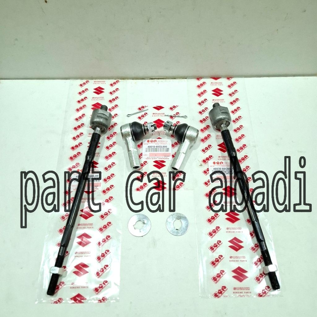 Tie Rod End Dan Long Tie Rod Rack End Set 4Pc Kanan Kiri Suzuki Baleno Lama Old 1997 Sampai 2003 Ori