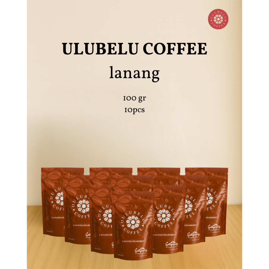 

ULUBELU COFFEE Lampung Bundle 10pcs Varian Lanang 100gr - Biji Kopi Robusta Lampung / Kopi Bubuk / Biji Coffee Roast Original 100% / Biji Kopi Untuk Espresso / Kopi Susu / Blend