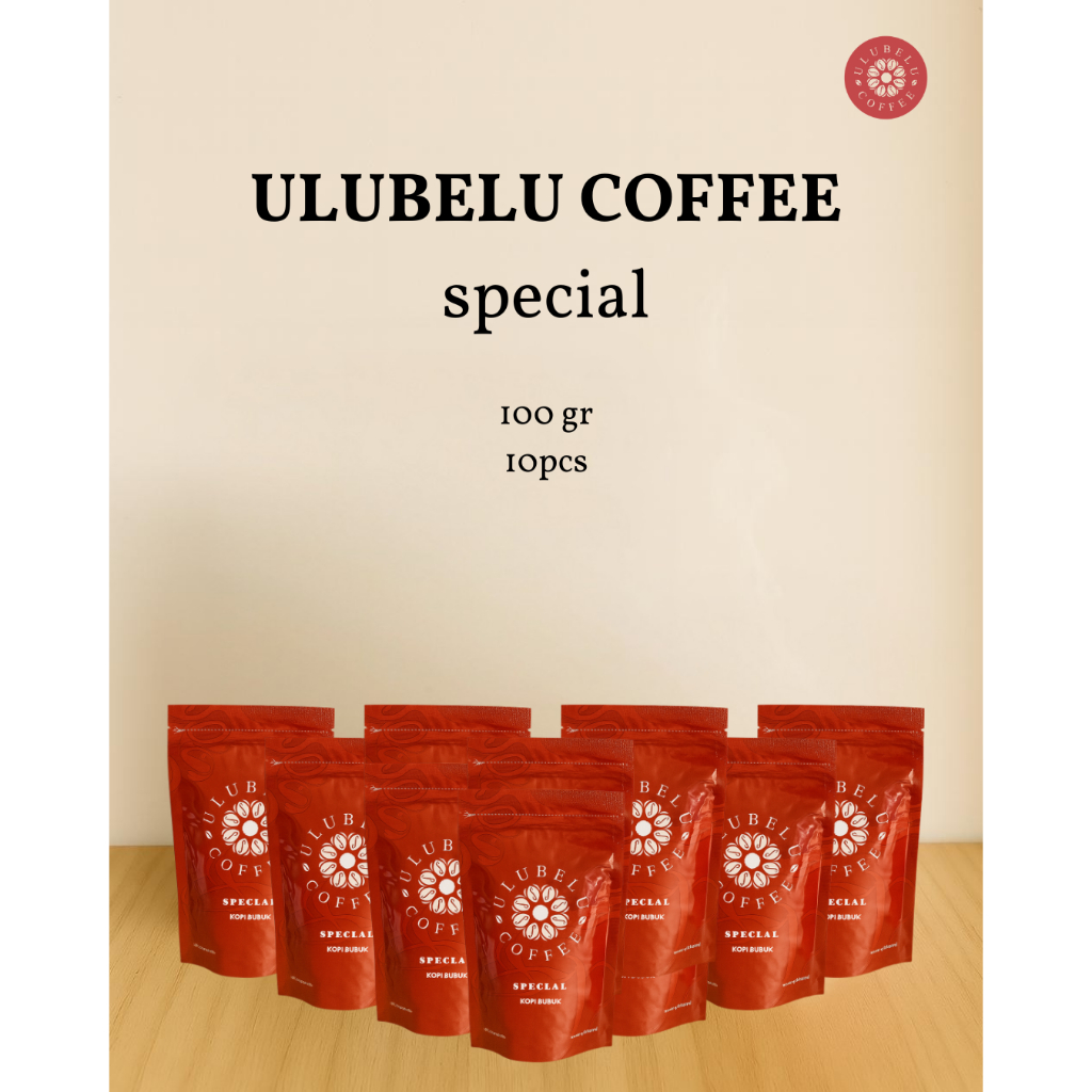 

ULUBELU COFFEE Lampung Bundle 10pcs Varian Special 100gr - Biji Kopi Robusta Lampung / Kopi Bubuk / Biji Coffee Roast Original 100% / Biji Kopi Untuk Espresso / Kopi Susu / Blend