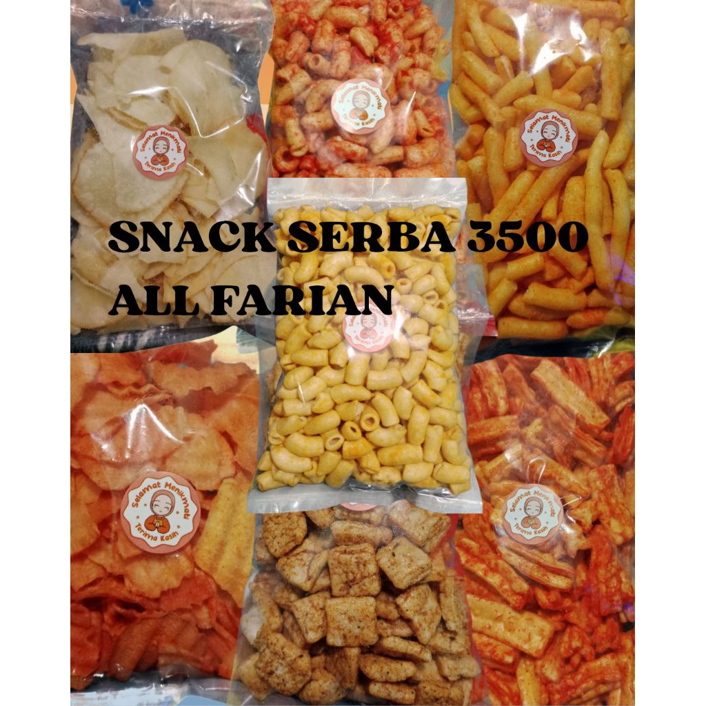 

SNACK murah serba 3500 all farian