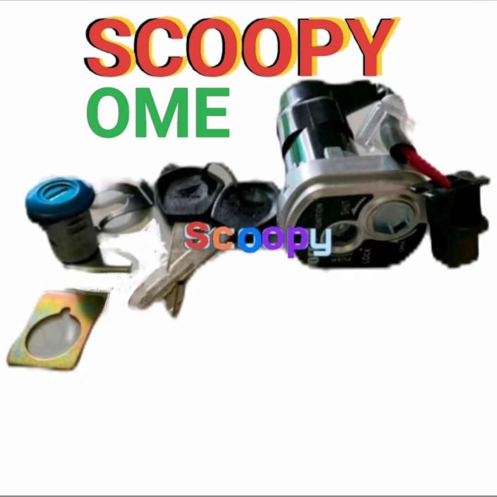 KUNCI KONTAK / KUNCI MOTOR SET ASSY SCOOPY OEM