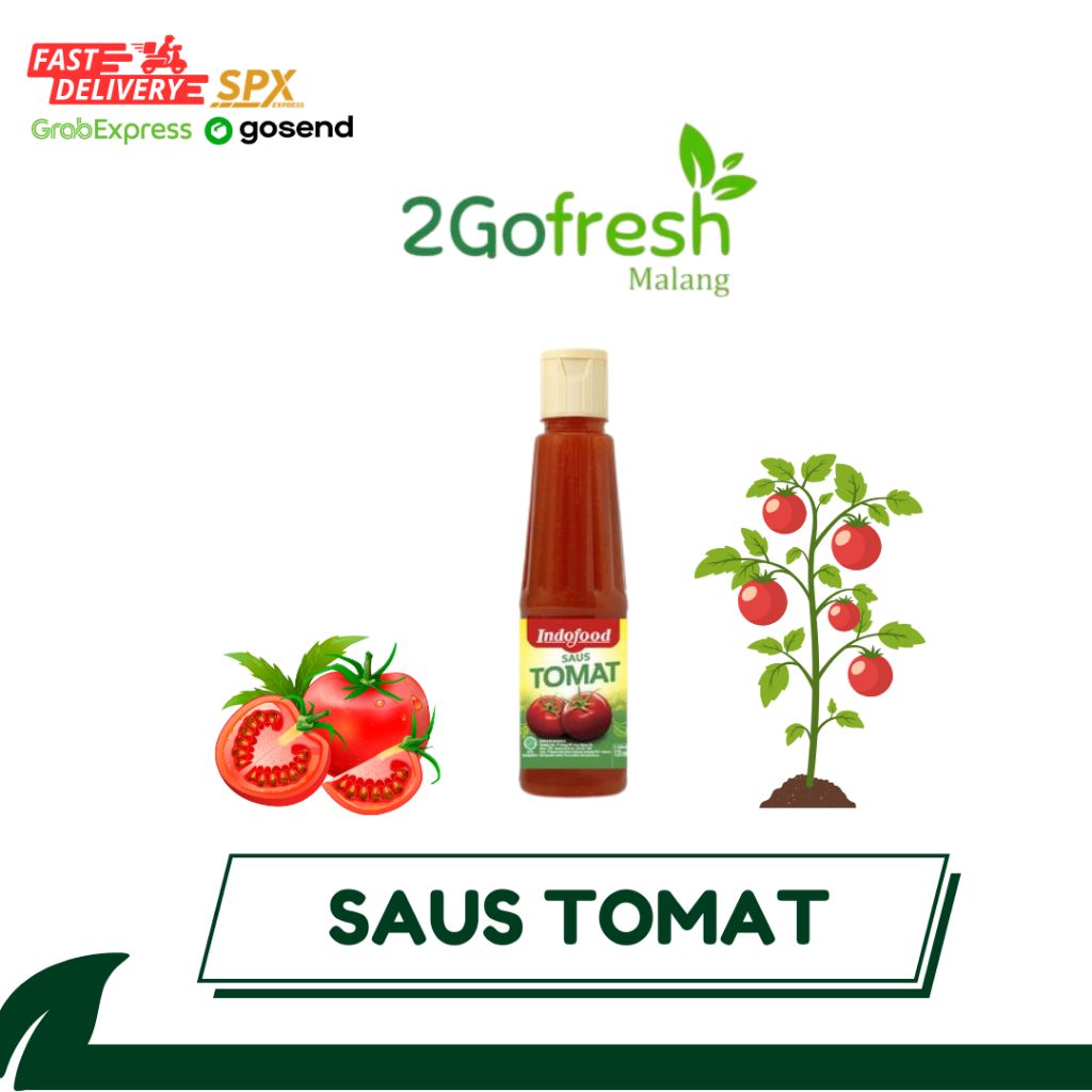 

Saus Tomat Indofood | 2Gofresh | Sayuran | Ayam | Ikan | Daging | Dapur | instant | Fresh | Halal |