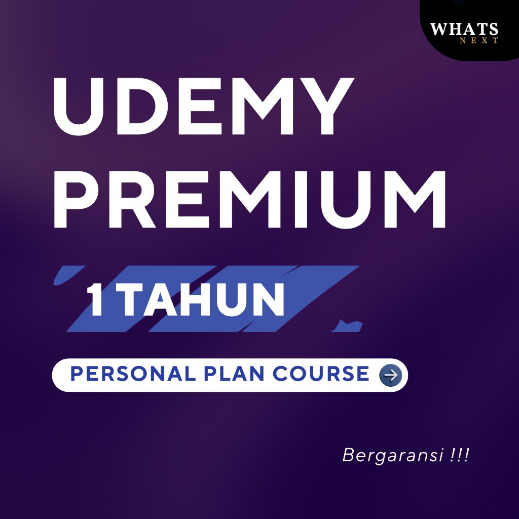 Udemy Premium Bergaransi Termurah Course Terlengkap