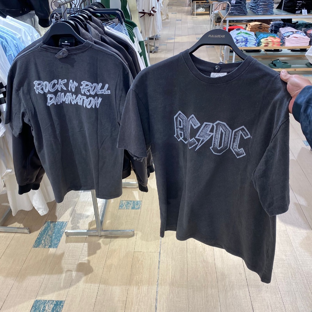 Jastipp. Tshirt Pull&Bear X ACDC (Man)