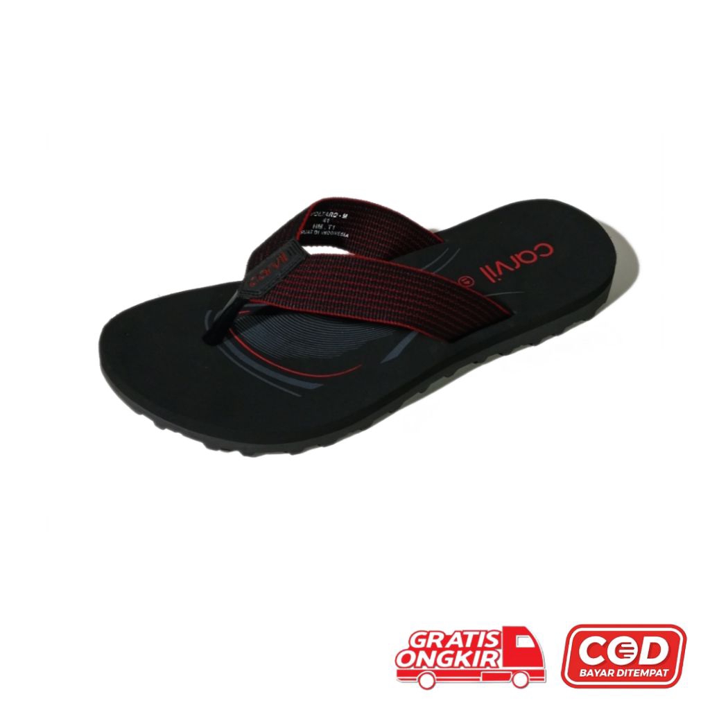 Sandal Pria Carvil original/Sandal Jepit Carvil Original - Sandal Carvil Original