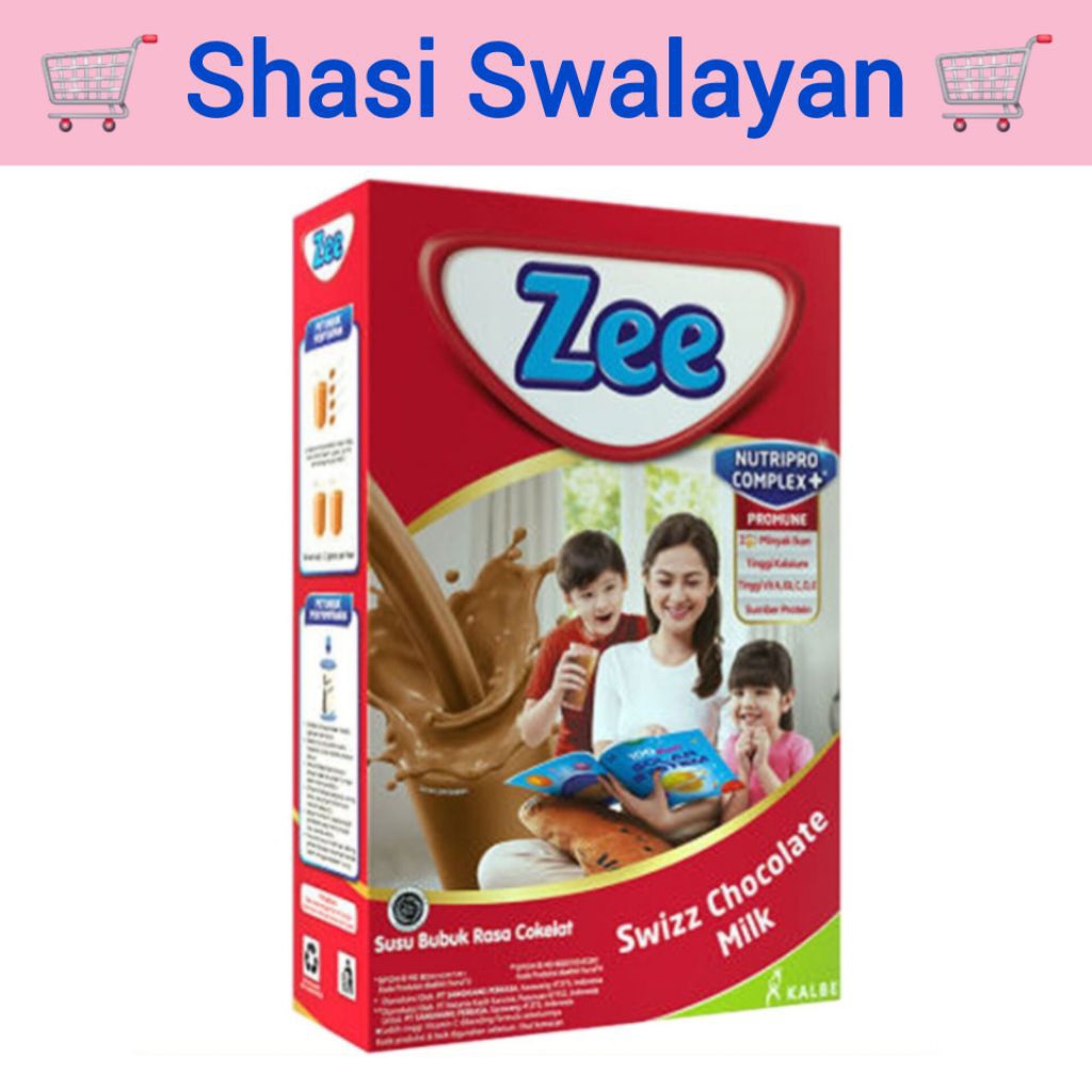 

Zee Nutripro Complex 600 g - Vanila/ Coklat Susu Bubuk Pertumbuhan Anak