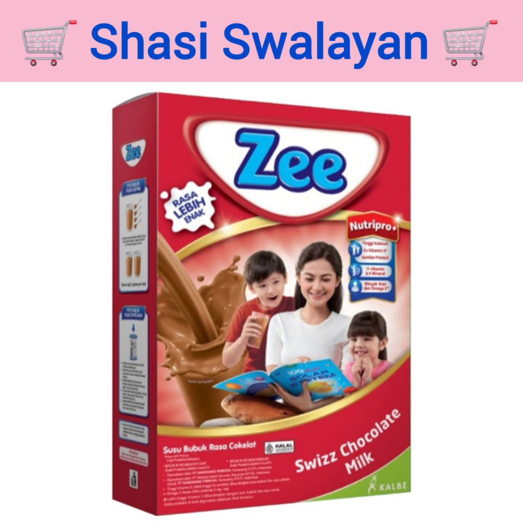 

Zee Nutripro Complex 340 g - Vanila/ Coklat Susu Bubuk Pertumbuhan Anak