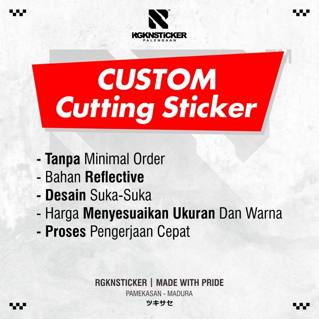 

Custom Stiker Cutting Desain Suka Suka