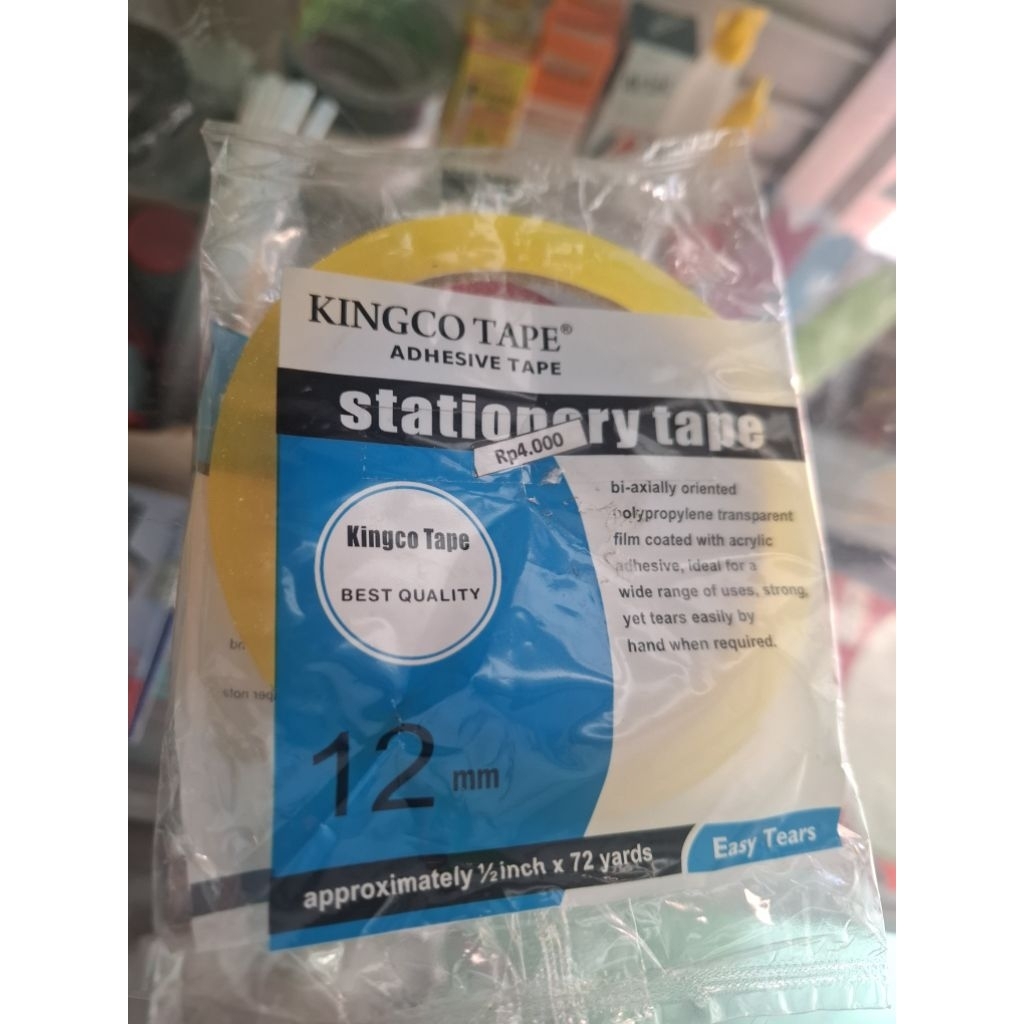 

ISOLASI BENING KINGCO TAPE 12MM