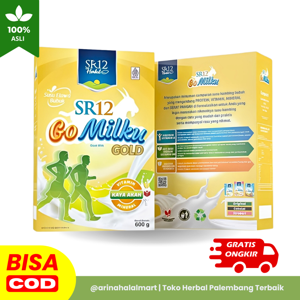 

Susu Kambing Gomilku Gold Sr12 Go Milku Gold 600g