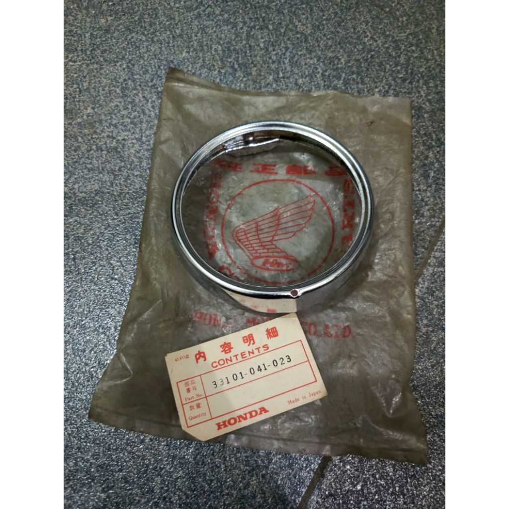 ring lampu depan honda c70 original baru