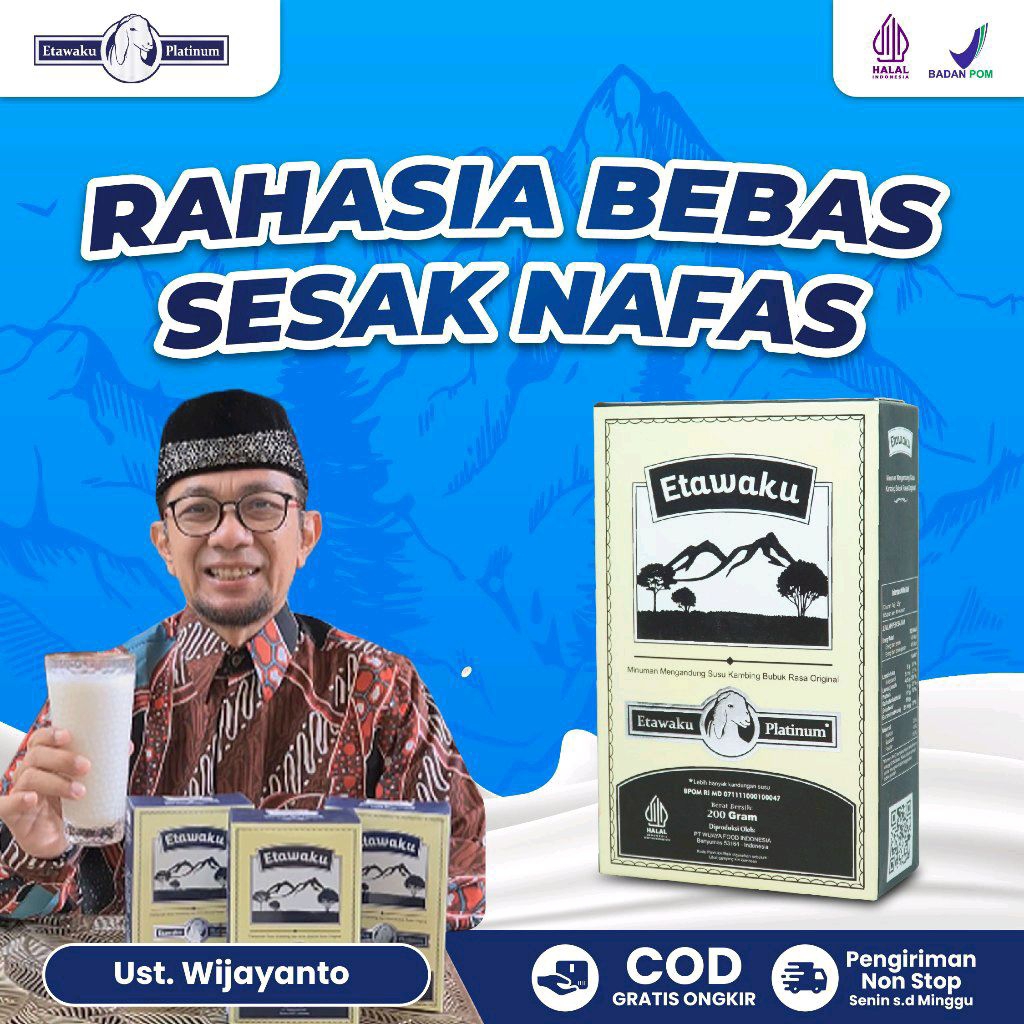 

(TERLARIS) ETAWAKU PLATINUM - Susu Kambing Etawa Bubuk Plus Krimer Nabati
