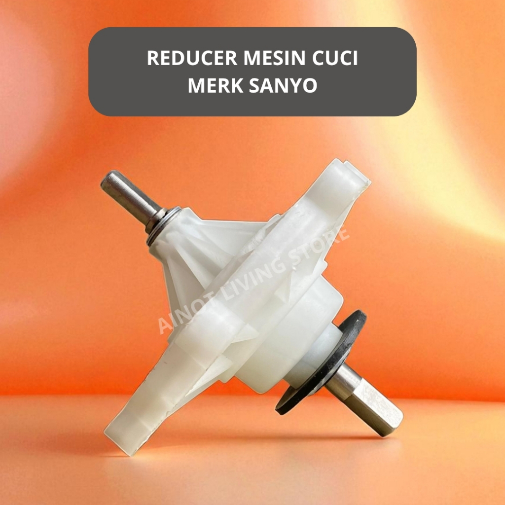 [ALS] Reducer Gearbox Mesin Cuci 2 Tabung Sanyo Aqua 6-7kg - Komponen Pengganti Reducer Gearbok Peng