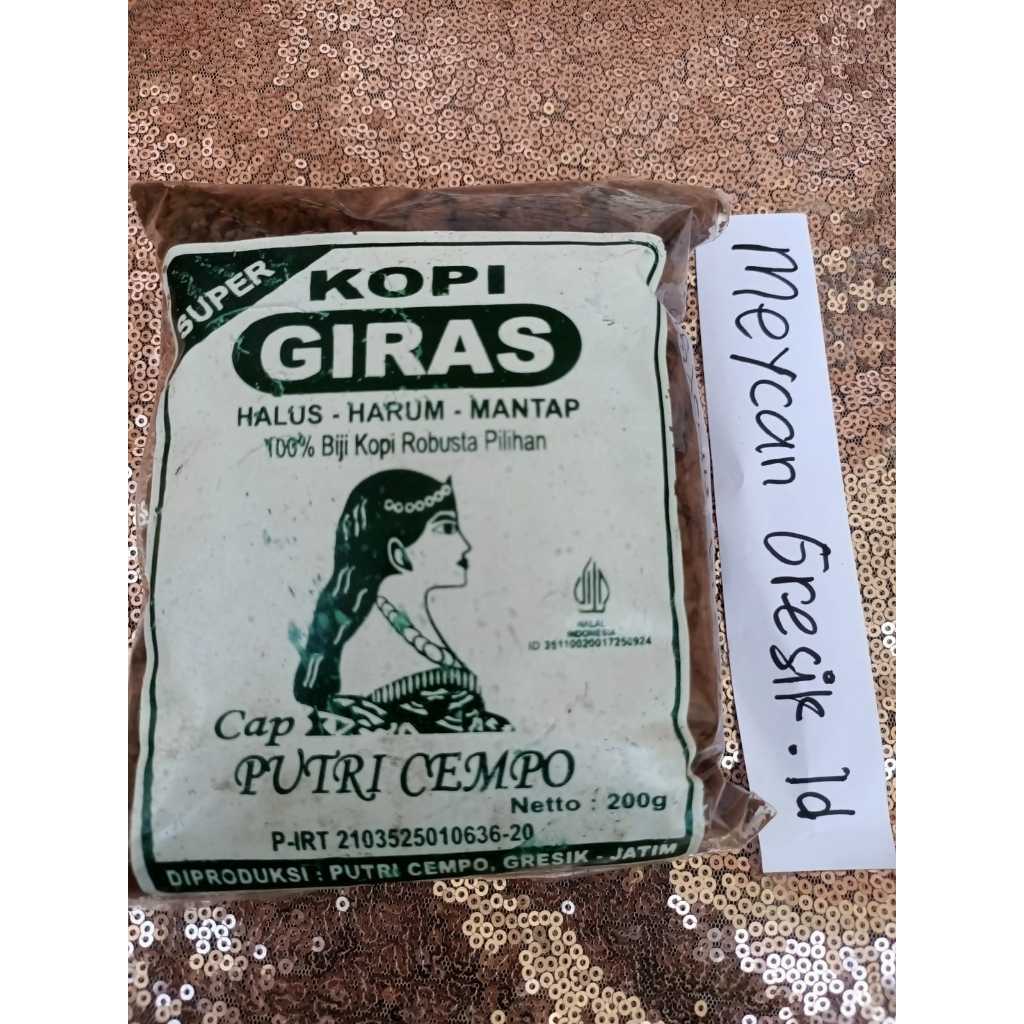 

COD KOPI Giras Selep 200gr Aroma Khas Cap Putri Cempo
