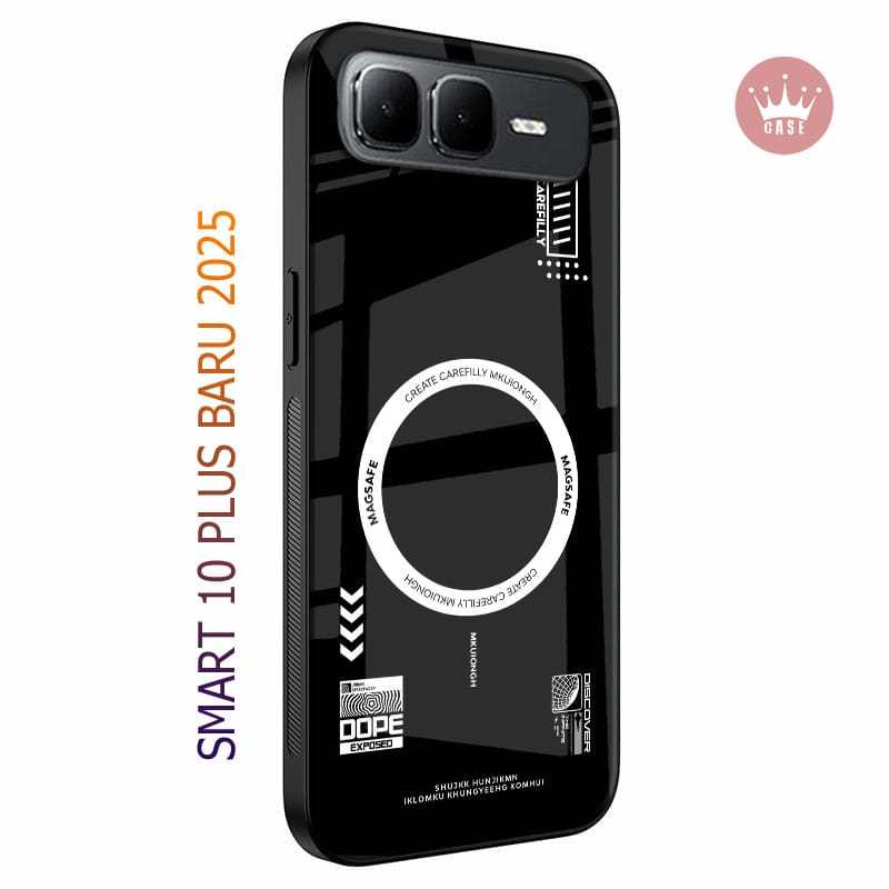 Softcase Kaca INFINIX SMART 10+ - casing handphone - INFINIX SMART 10+ [S124]