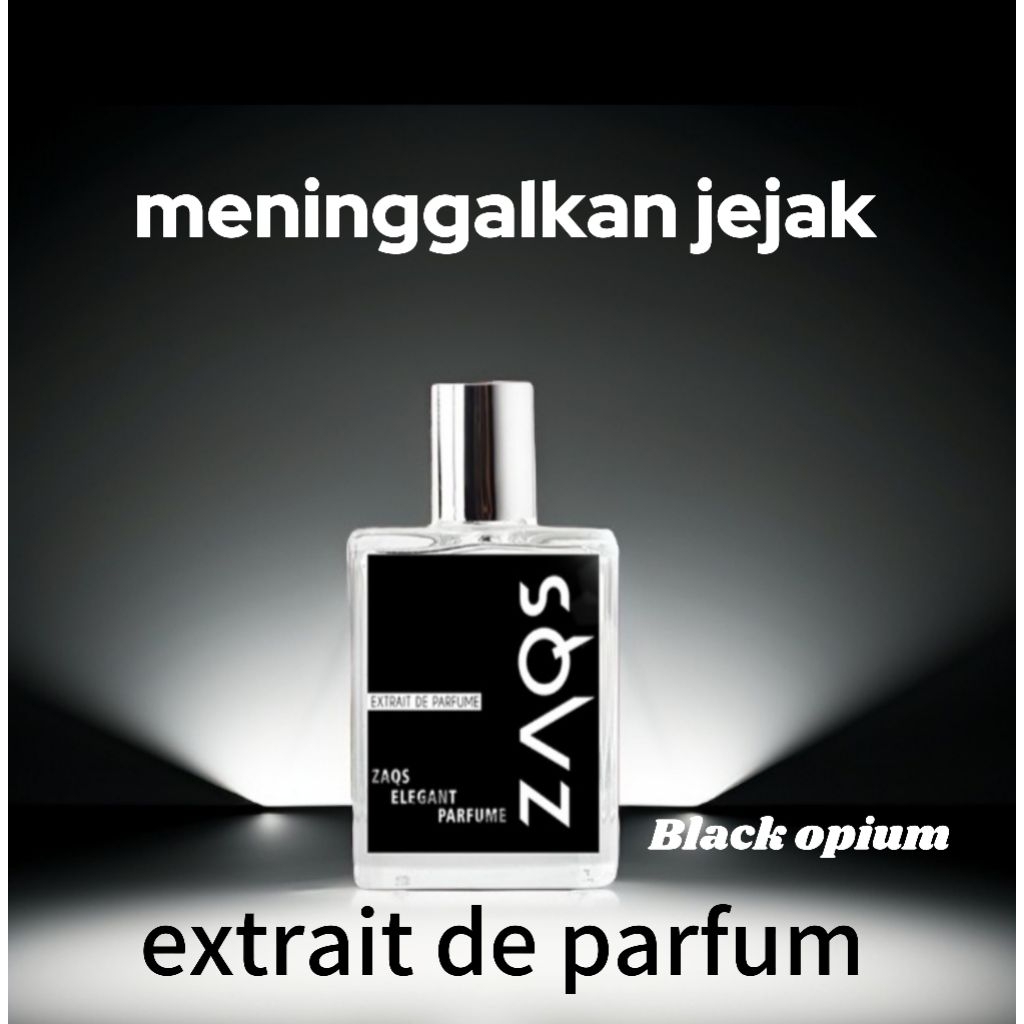 Black Opium Zaqs Extrait de Parfum Pria Wangi Tahan Lama Awet 24jam Man Aroma Meninggalkan Jejak