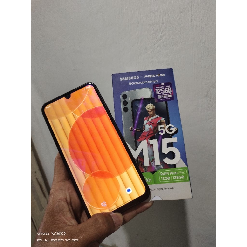 HP SAMSUNG GALAXY M15 5G SECOND LENGKAP MULUS