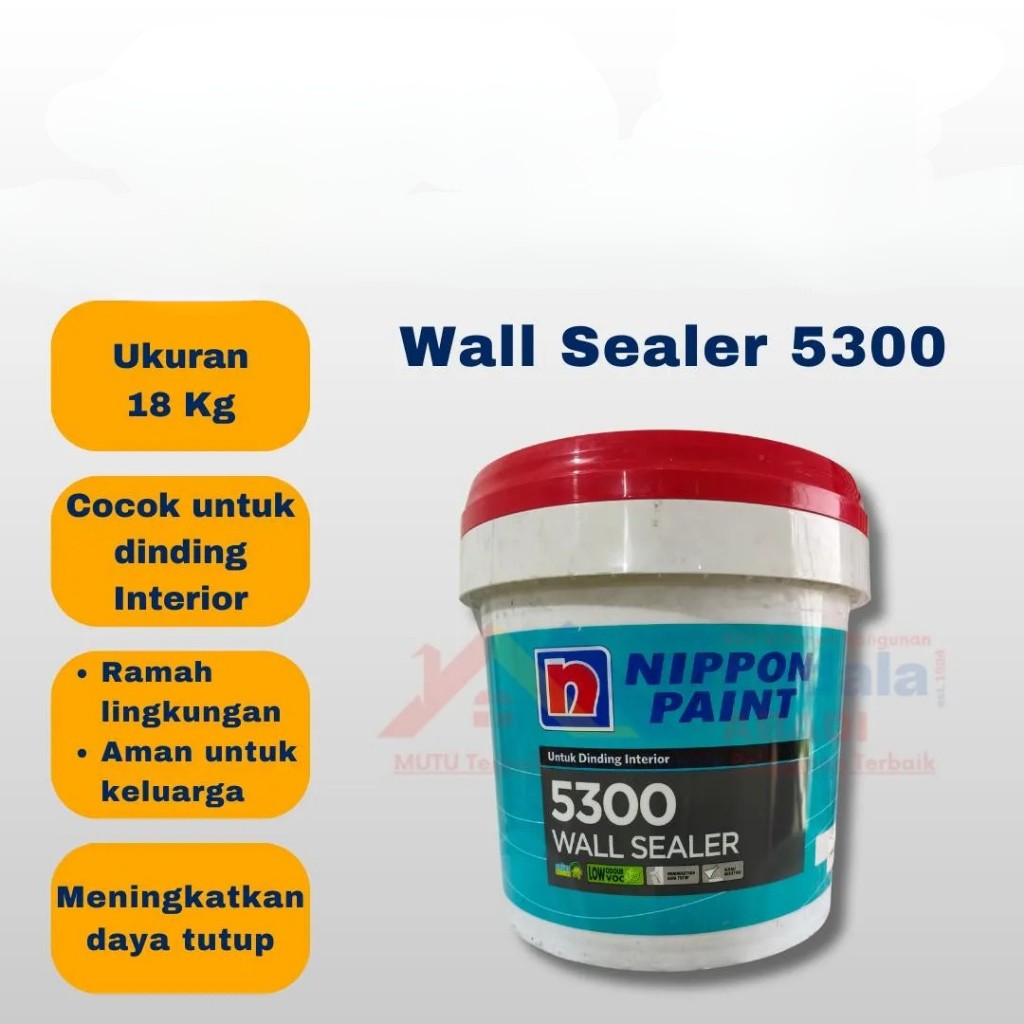 Wall Sealer Nippon 5300 Cat Dasar Nippon Anti Alkali 18Kg