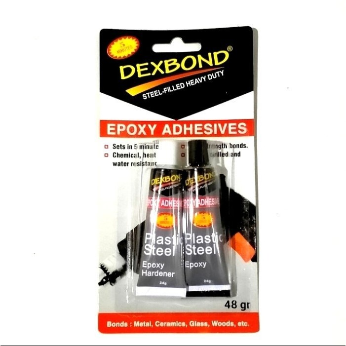 Lem Epoxy 1Pcs Dexbond 5 Menit 48Gr Dexbond Lem Besi Campur Menerupai Dextone