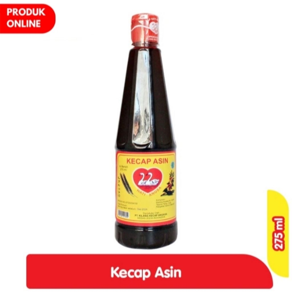

Kecap Asin Cap Hati Angsa 275 ml
