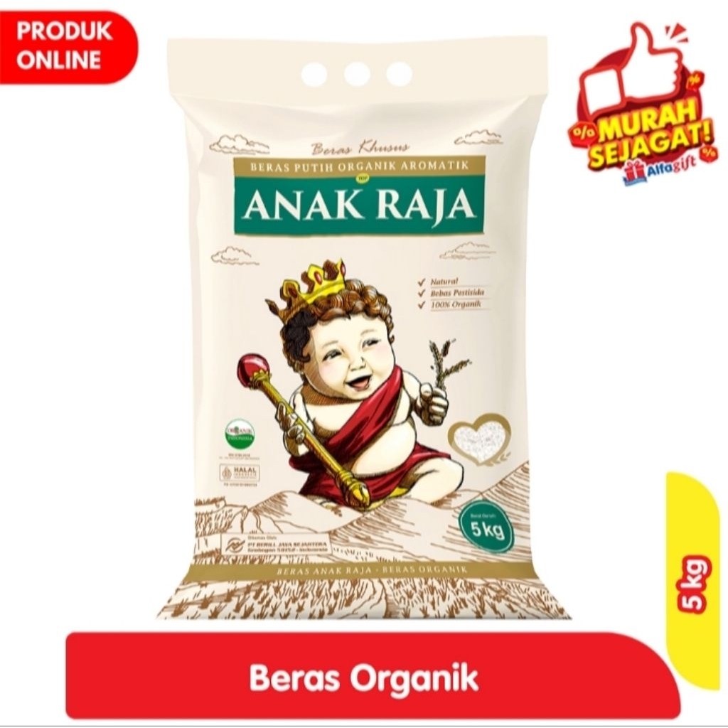 

Anak Raja Beras Organik Aromatik 5 kg