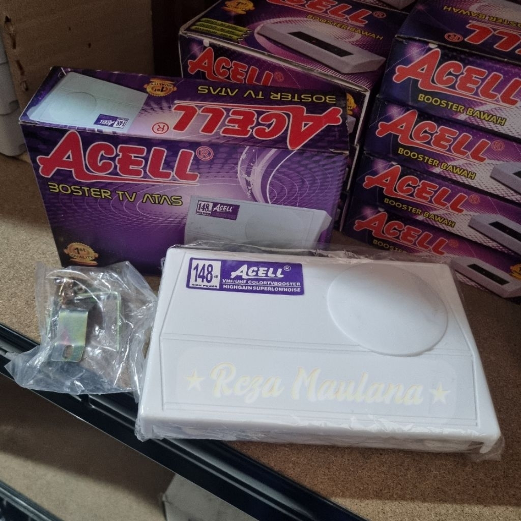 Booster atas Antena TV UHF VHF Acell