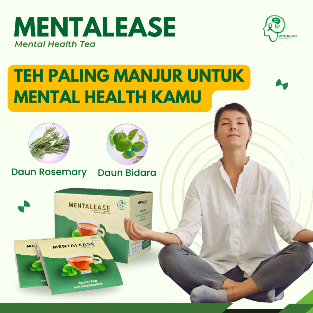 

Teh Herbal Atasi Gangguan Mental Insomnia Anxiety Stres Depresi - Mentalease Untuk Kesehatan Mental
