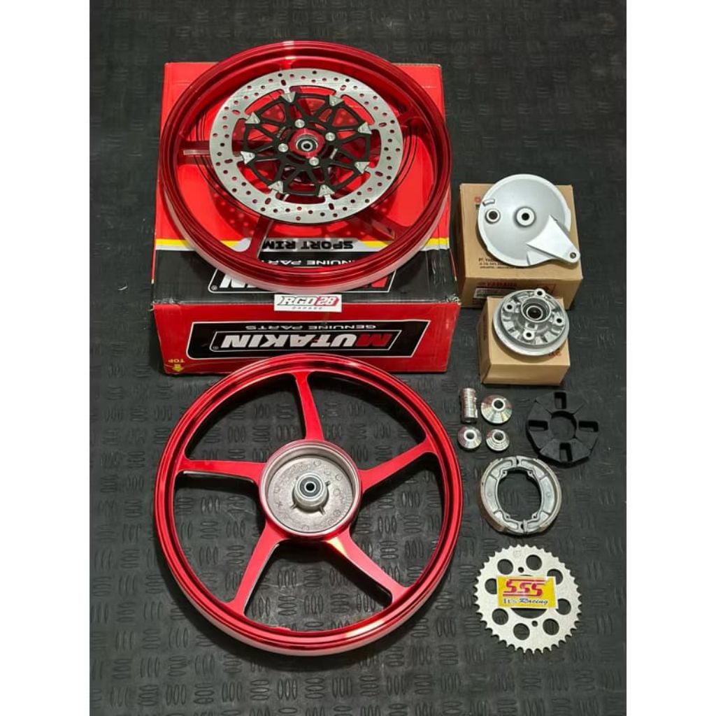 velg mutakin 525 single disk pnp cb gl mp tiger king supra karisma sonic