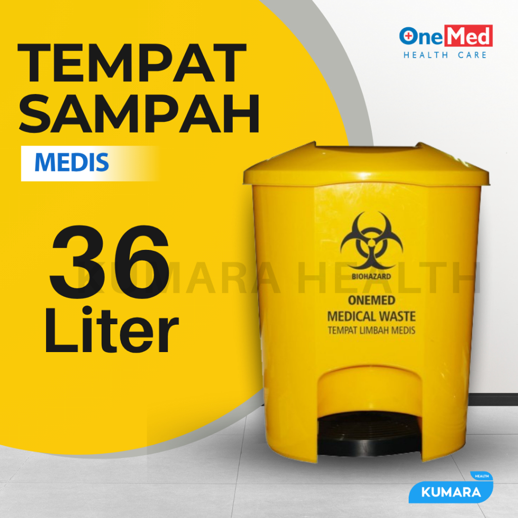 ONEMED - Tempat Sampah Medis 36 Liter