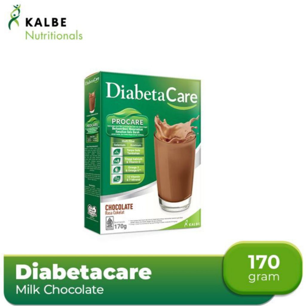 

DiabetaCare Susu kontrol gula darah rasa Chocolate 170g