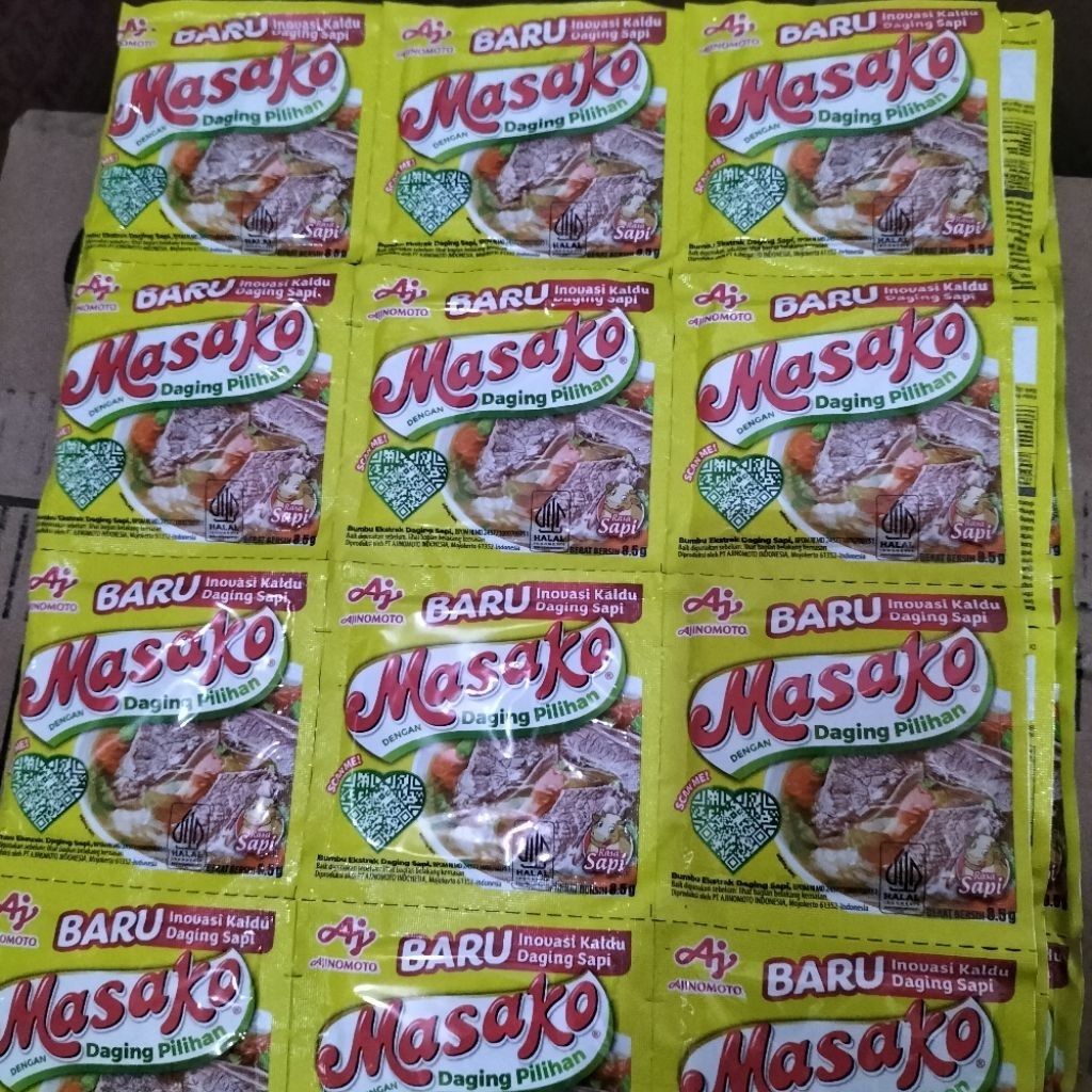 

Masako Penyedap Masakan 1 renceng isi 12 pcs termurah