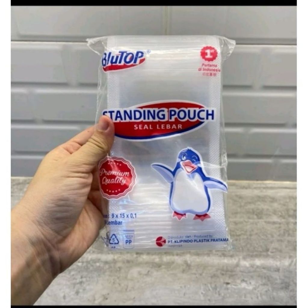 Plastik Klip Standing Pouch 9x15 Zip Pouch Ziplock Plastik