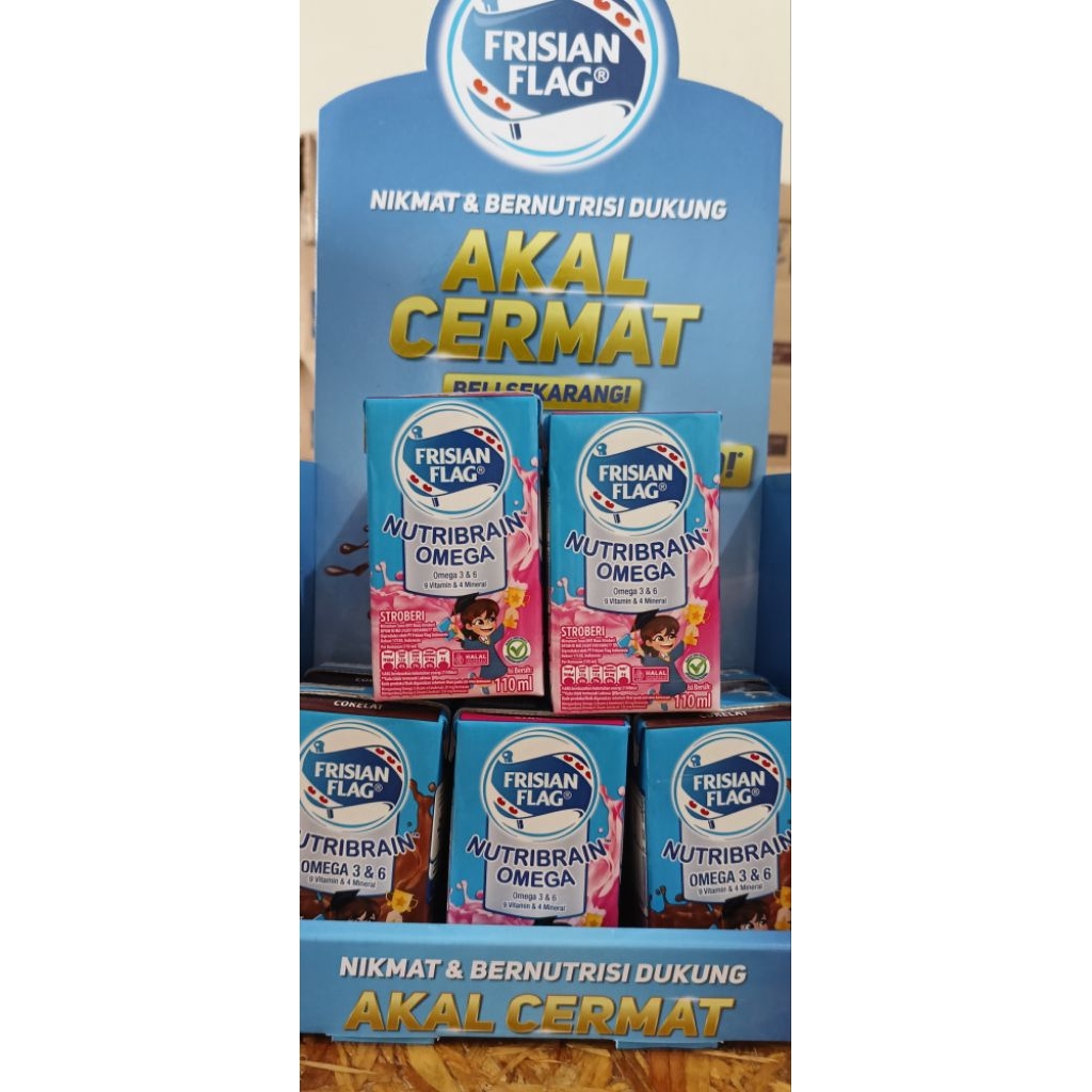

Susu UHT Frisi4n Flag Nutribrain Omega 110ml paket 10pcs