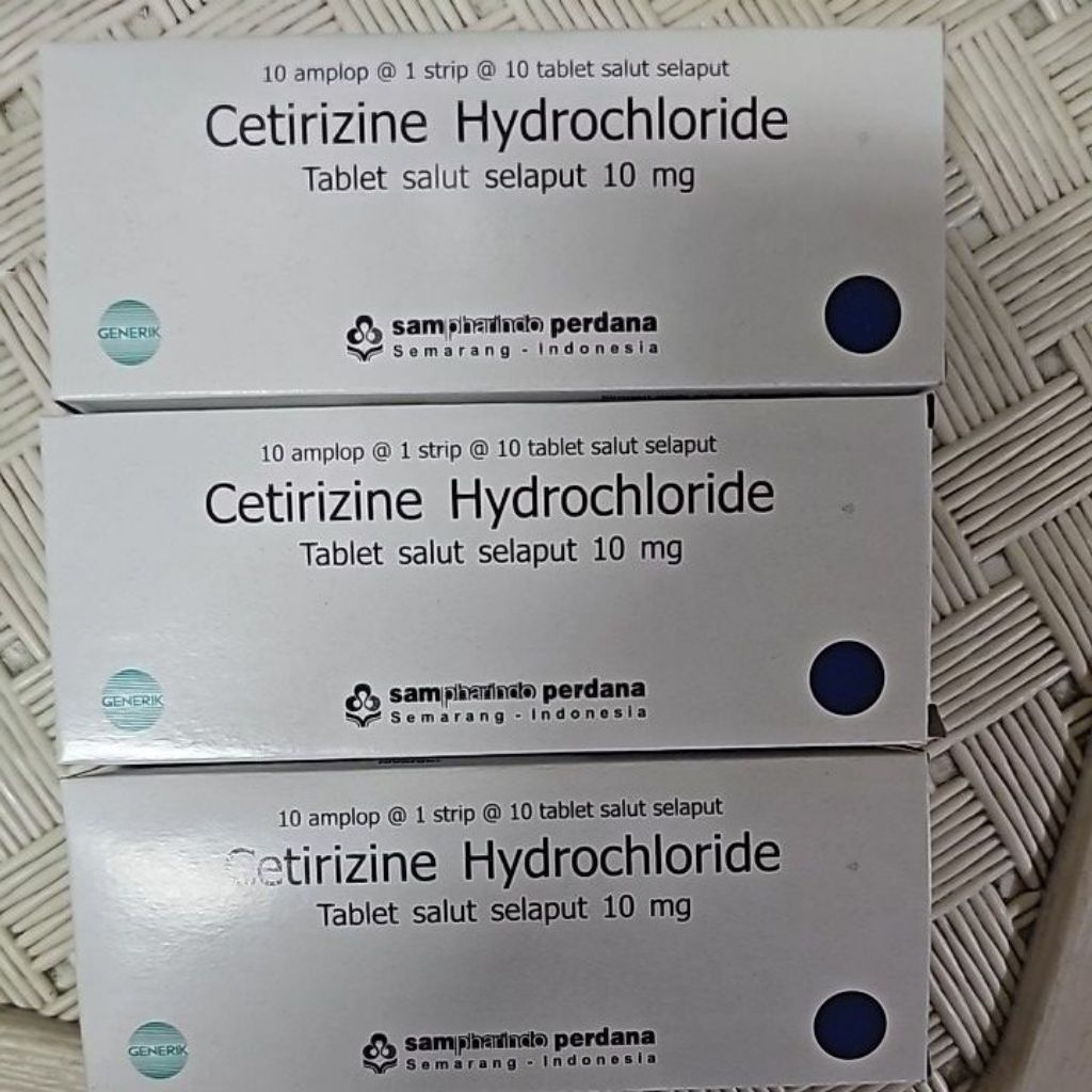 cetirizine hydrochloride box