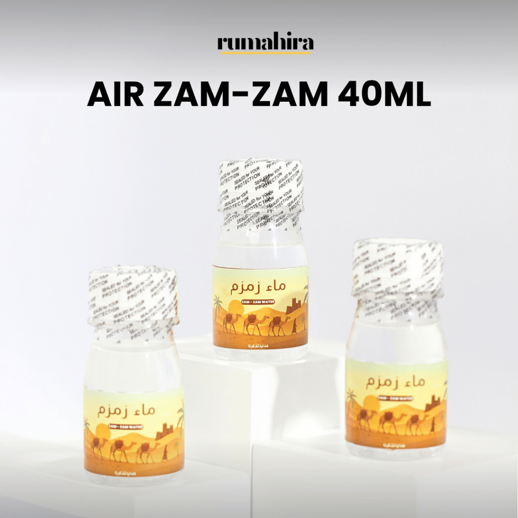 

RUMAHIRA - Air Zamzam 40ml Segel Aman Souvenir Oleh Oleh Haji & Umroh