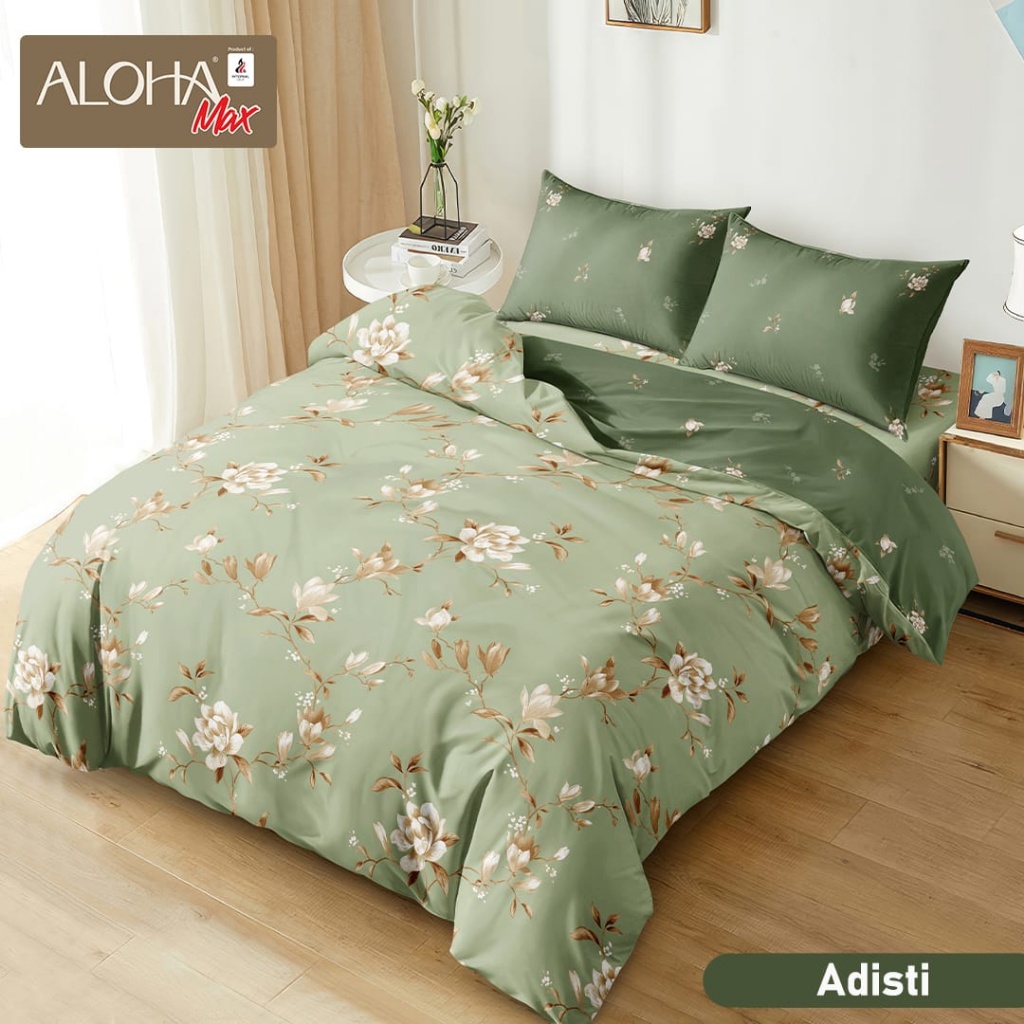 ALOHA MAX BEDCOVER SET 180X200 TINGGI 25 / BEDCOVER ALOHA 180