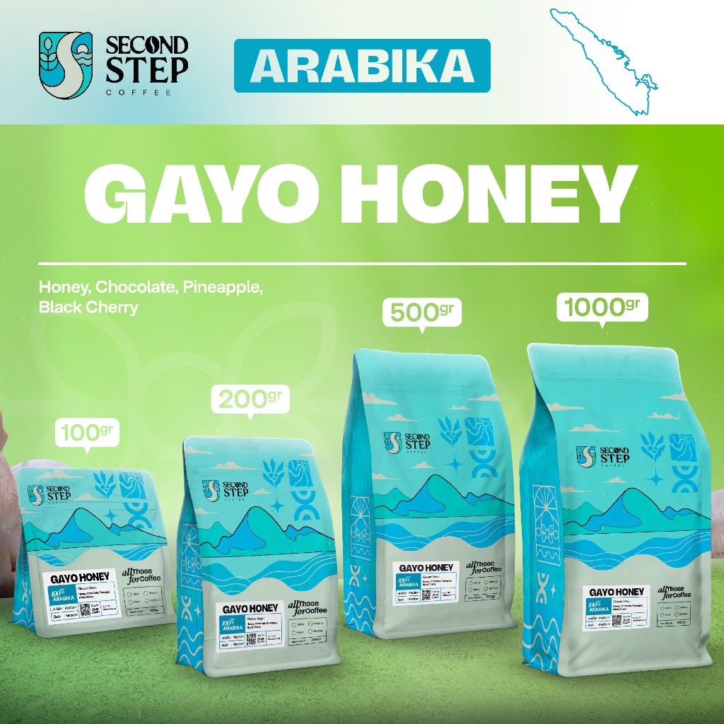 

Kopi Arabika Gayo Honey Arabica Specialty Coffee Bean Biji Bubuk Asli