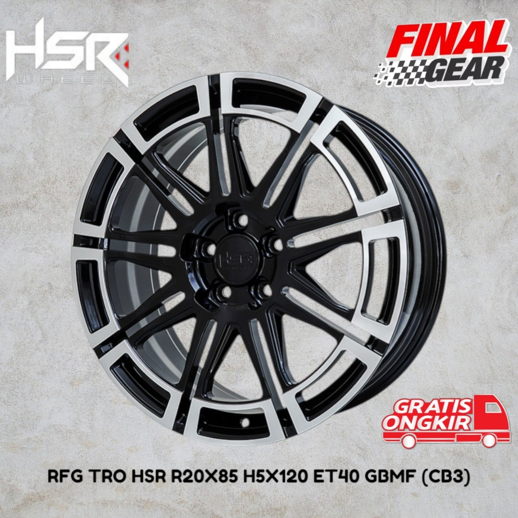 velg hsr forged r20 pcd 5x120 untuk mobil bmw byd seal rangerover dll/velg costem r20