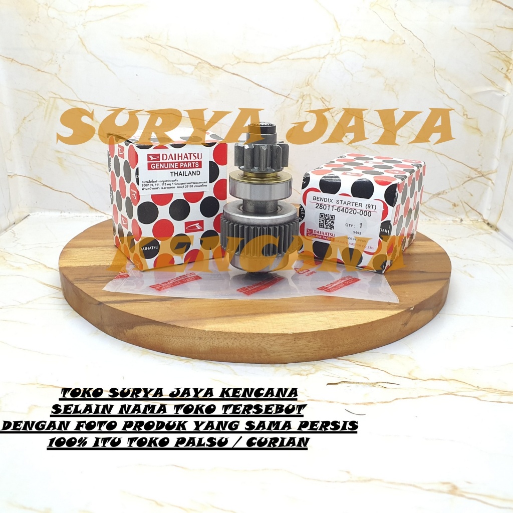 GIGI BENDIK 9T BENDIK STATER MOBIL 9T DAIHATSU F70 F80 TAFT GT